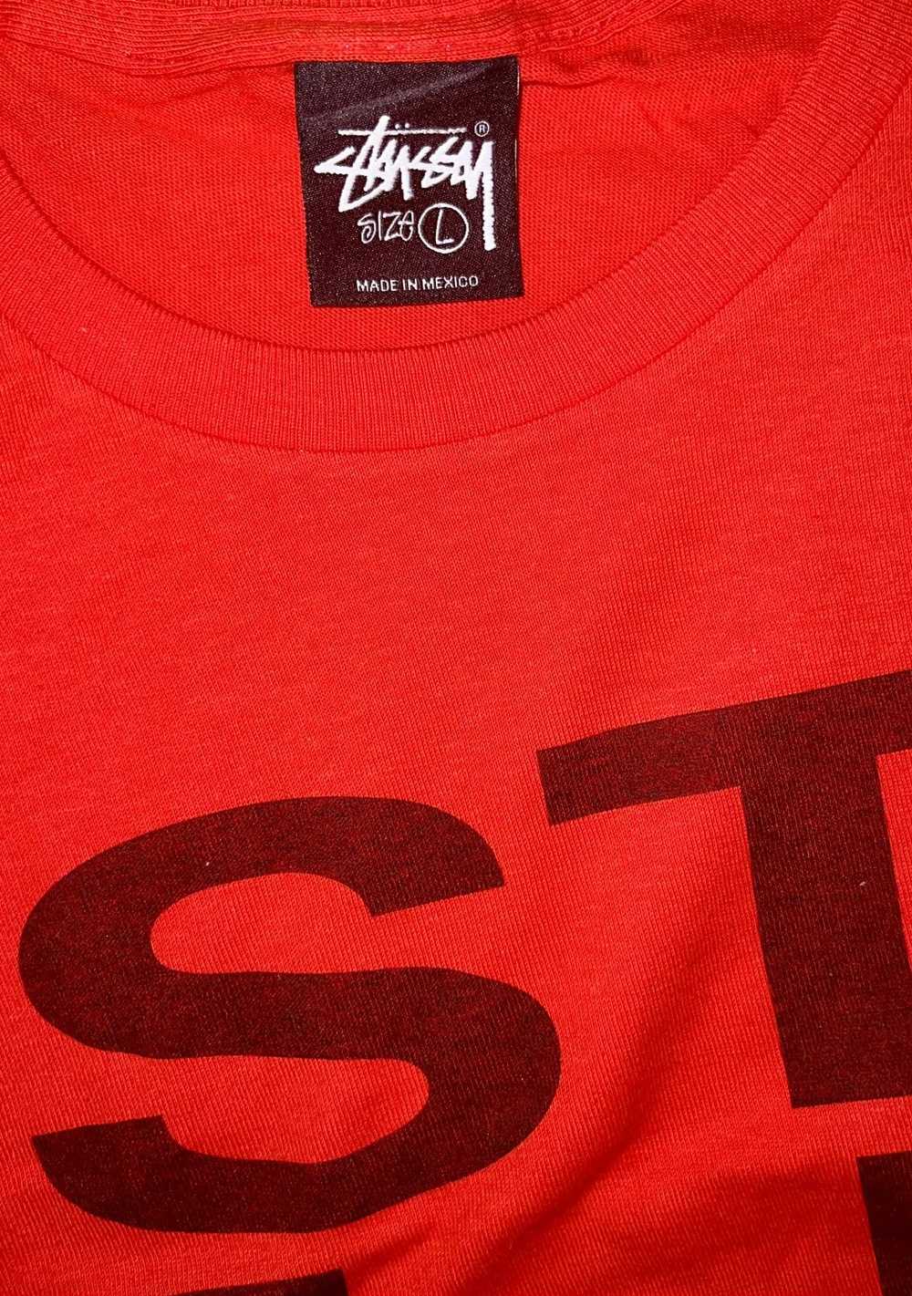 Japanese Brand × Stussy Vintage Stussy Large tee … - image 5