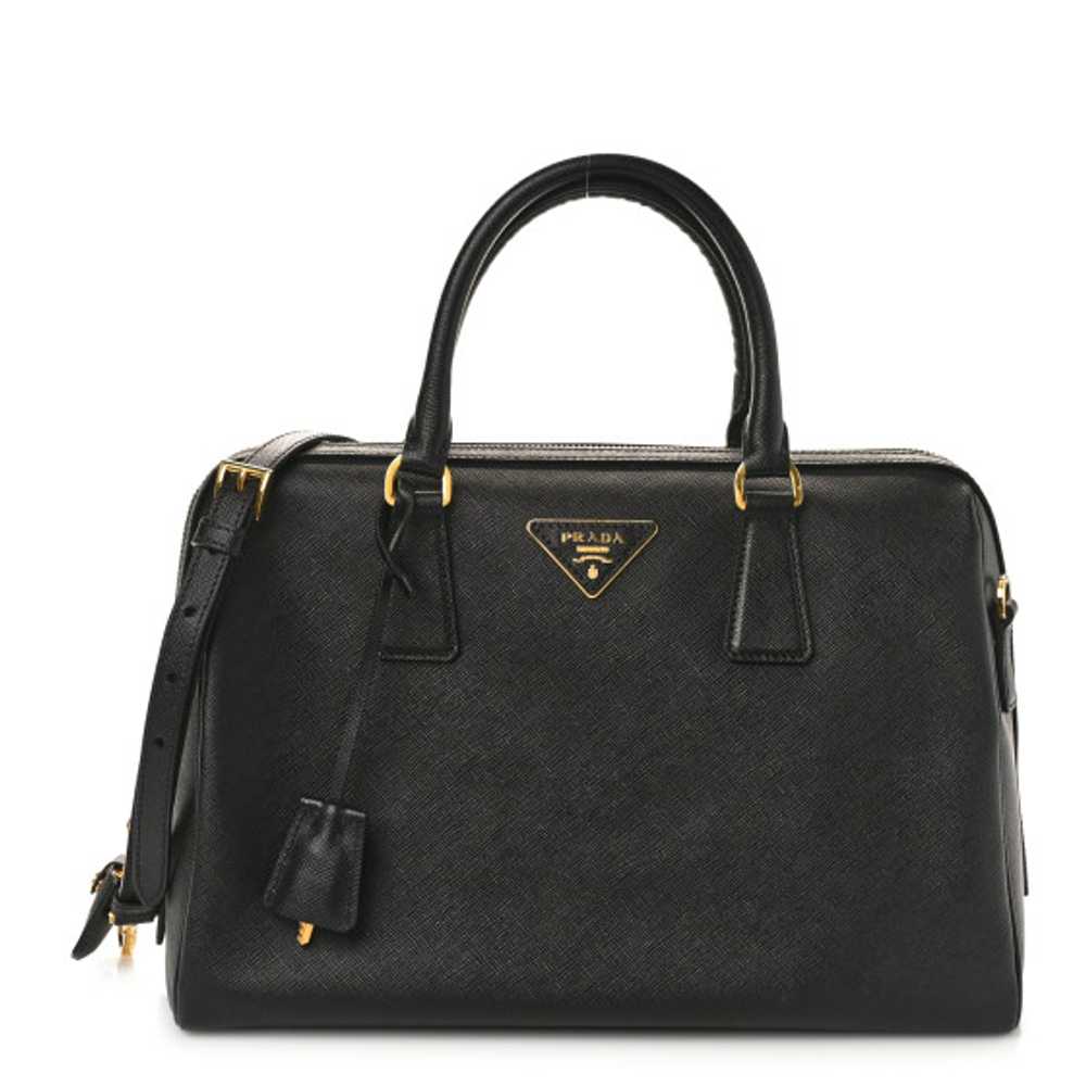 PRADA Saffiano Lux Bowler Black - image 1