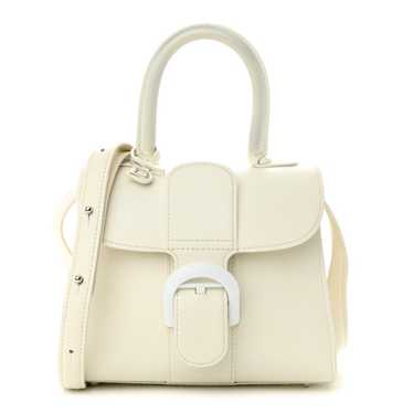 DELVAUX Box Calfskin Mini Brillant Satchel Ivory