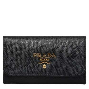 Prada Prada Prada Saffiano Leather 6 Key Case 1PG… - image 1