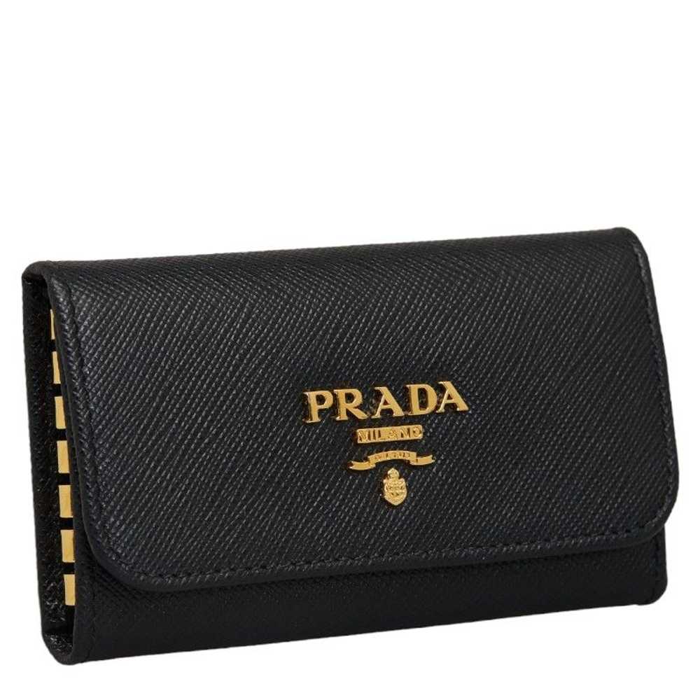 Prada Prada Prada Saffiano Leather 6 Key Case 1PG… - image 2