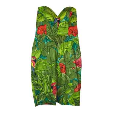 Robe bustier à motifs - image 1