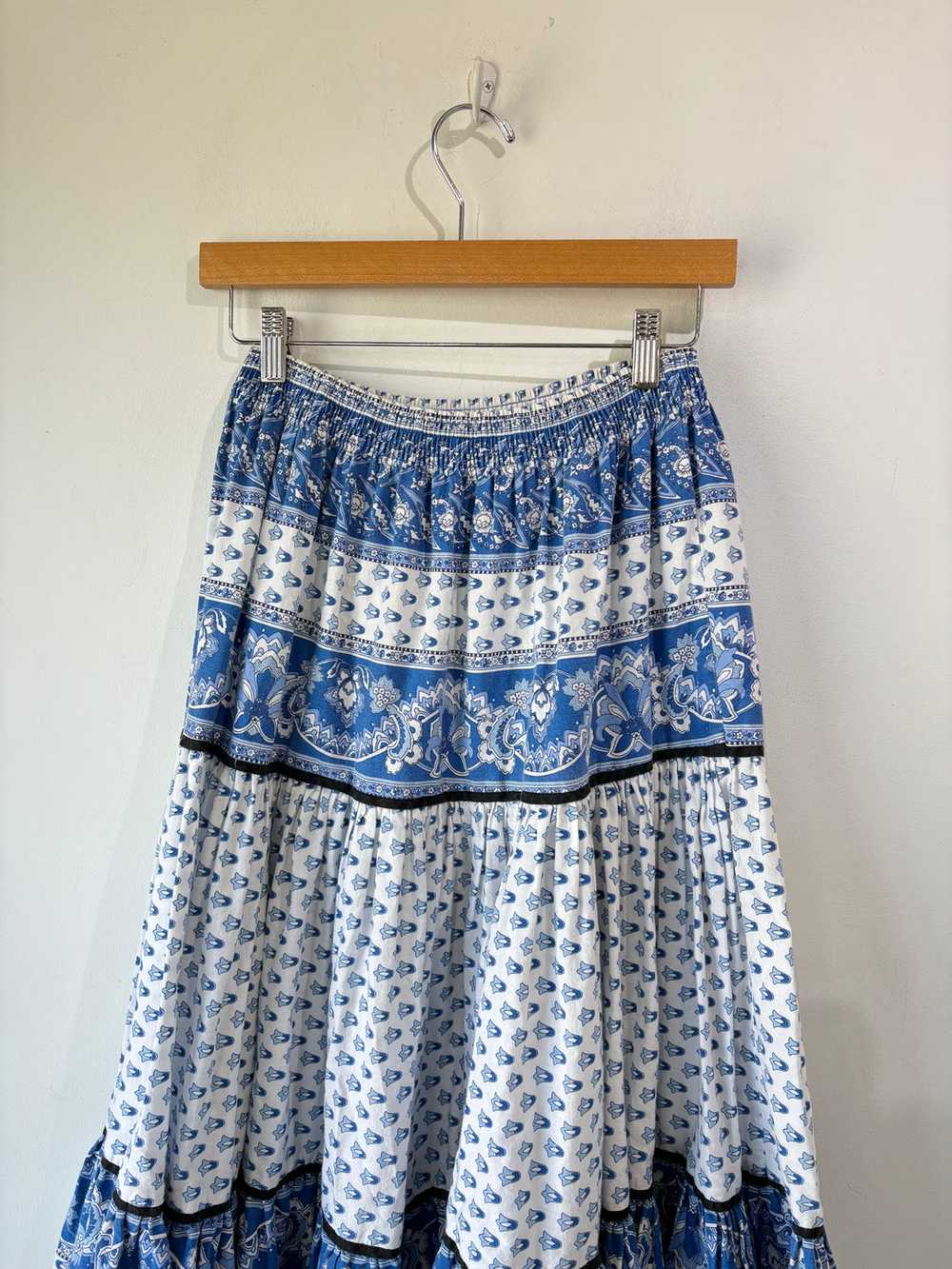 Vintage French Provençal Maxi Skirt - image 4