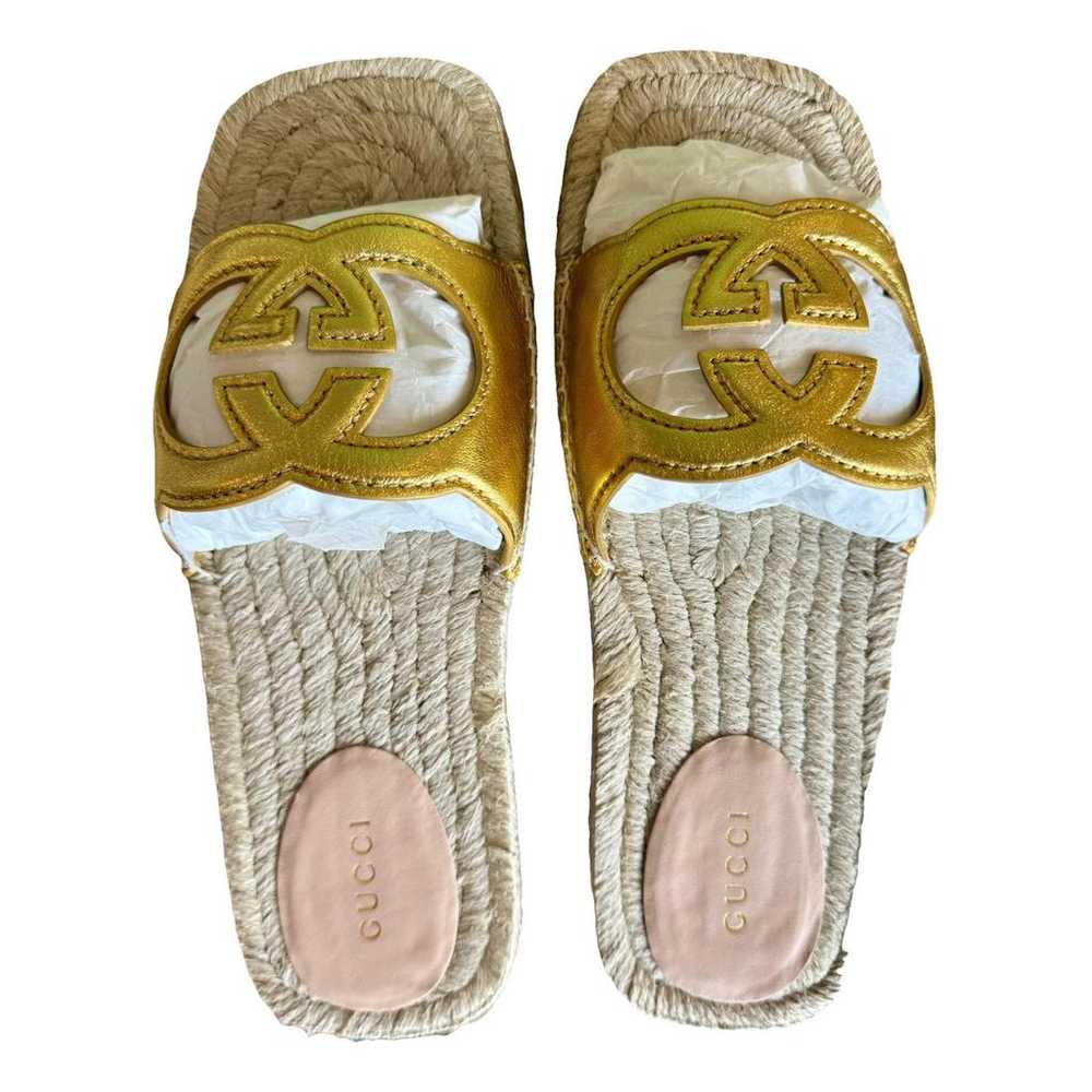 Gucci Leather espadrilles - image 1