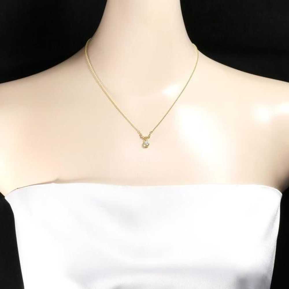 Other LuxUness K18 Yellow Gold Diamond Necklace M… - image 3