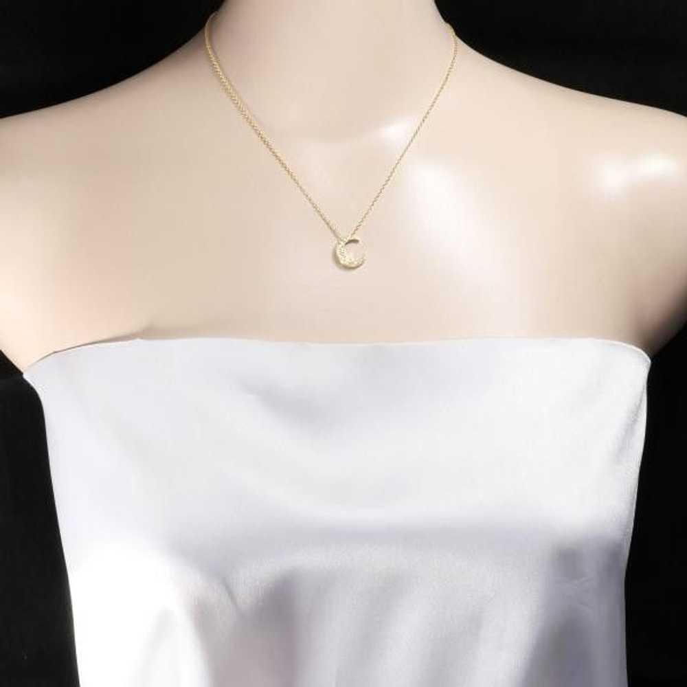 Other LuxUness K18 Yellow Gold Diamond Necklace M… - image 3