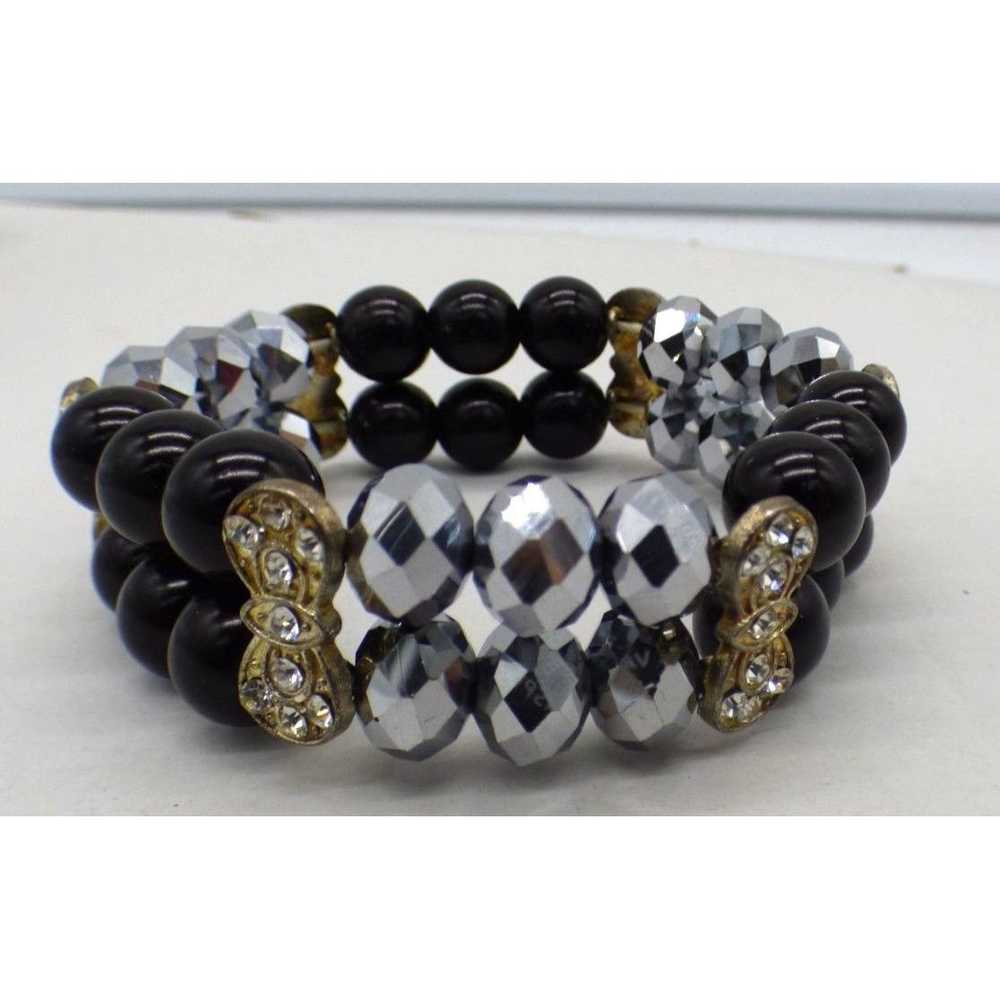 Streetwear Bead and Rhinestone Women’s stretch Br… - image 4