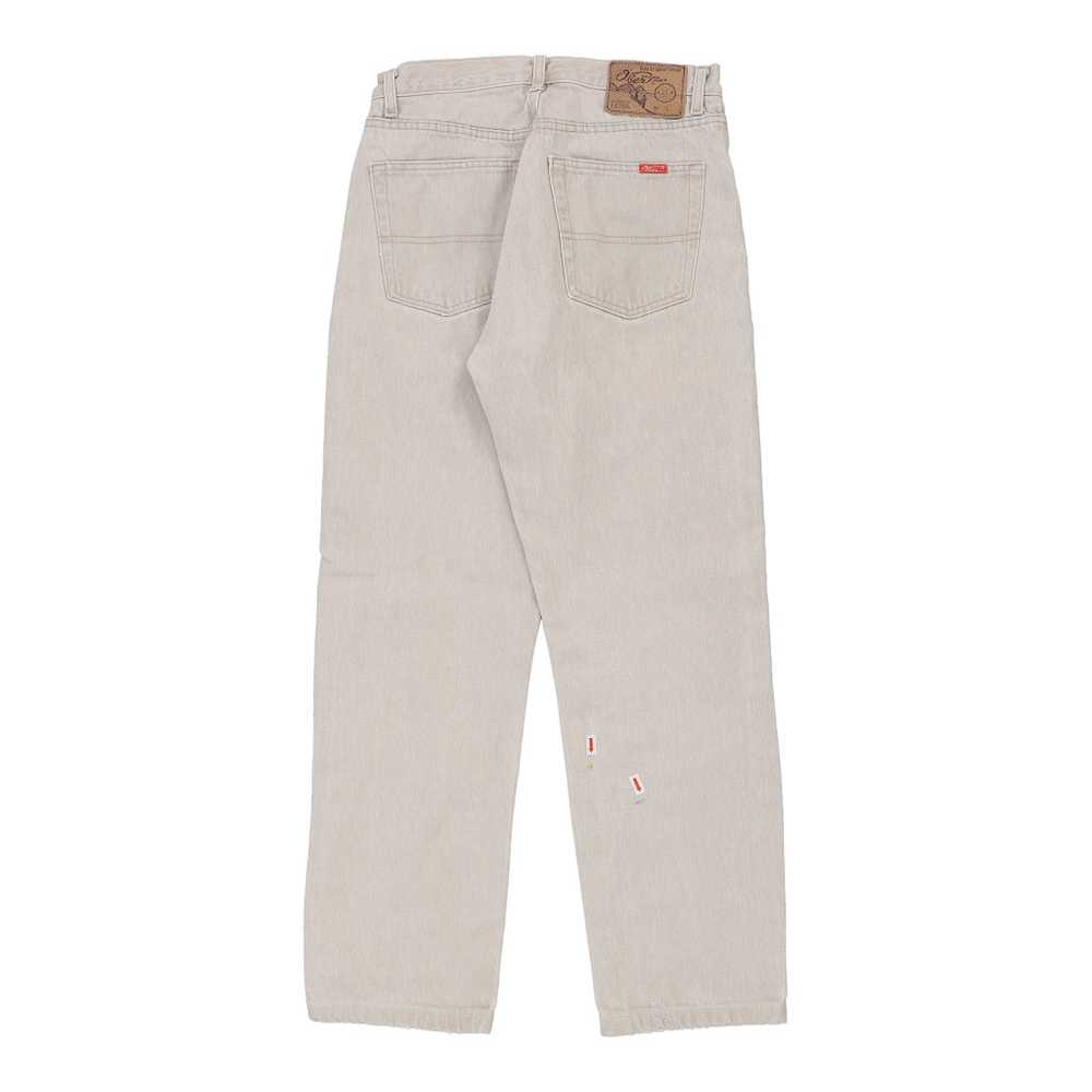 Ober Jeans - 28W UK 8 Cream Cotton - image 3