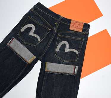 Evisu EVISU SELVEDGE SELVAGE JEANS JAPAN DENIM NAV