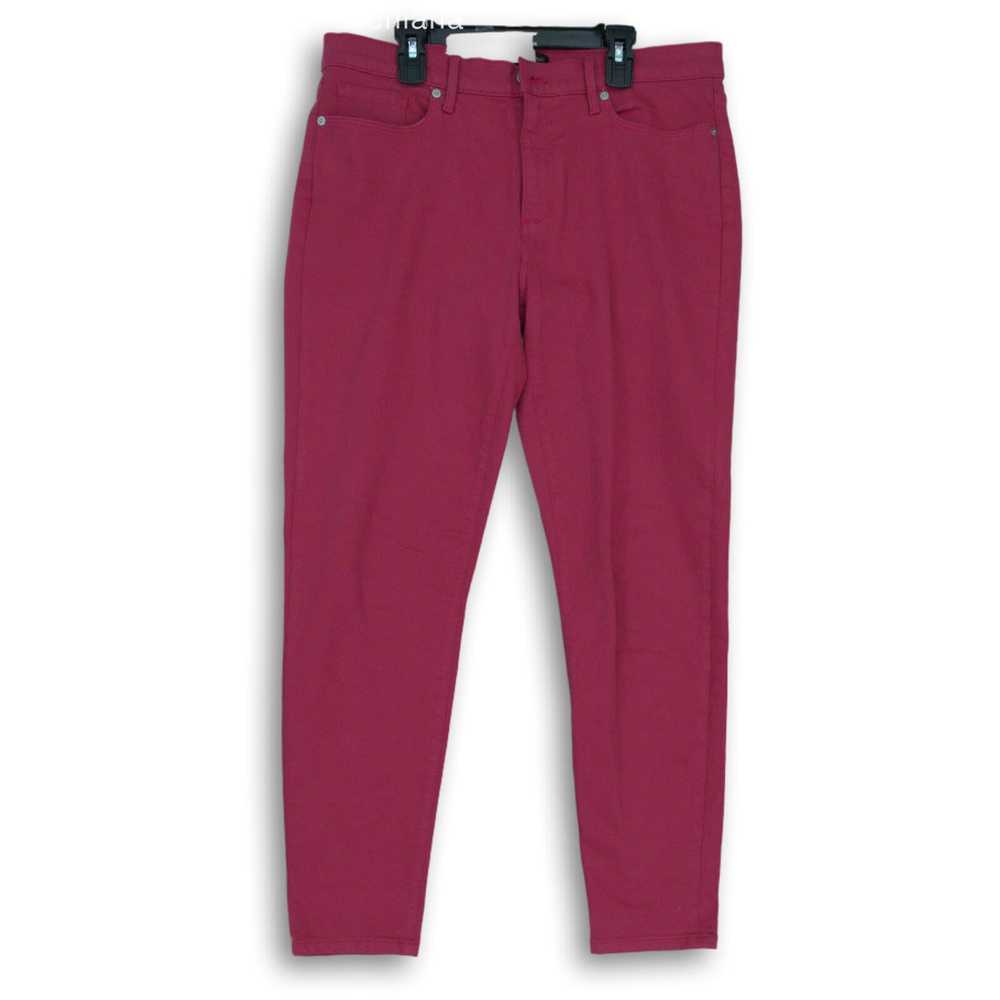 Women's Banana Republic Magenta Skinny Jeans Size… - image 1