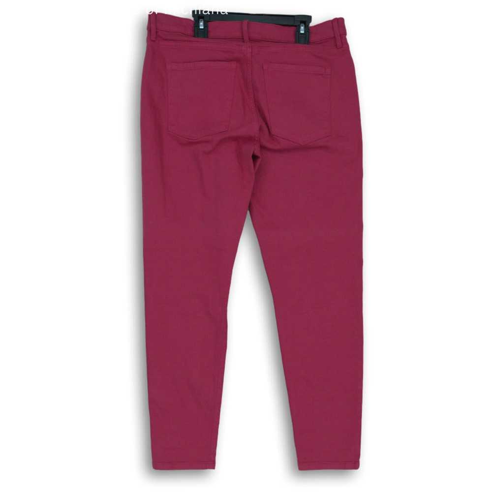 Women's Banana Republic Magenta Skinny Jeans Size… - image 2