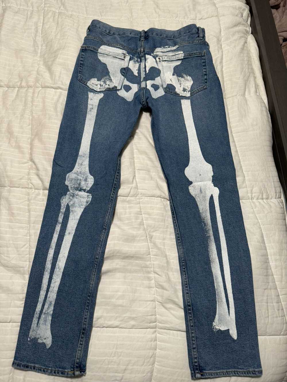 Streetwear Skeleton print jeans - image 1