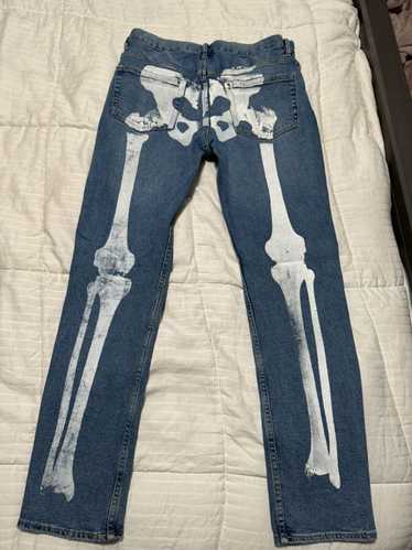 Streetwear Skeleton print jeans - image 1