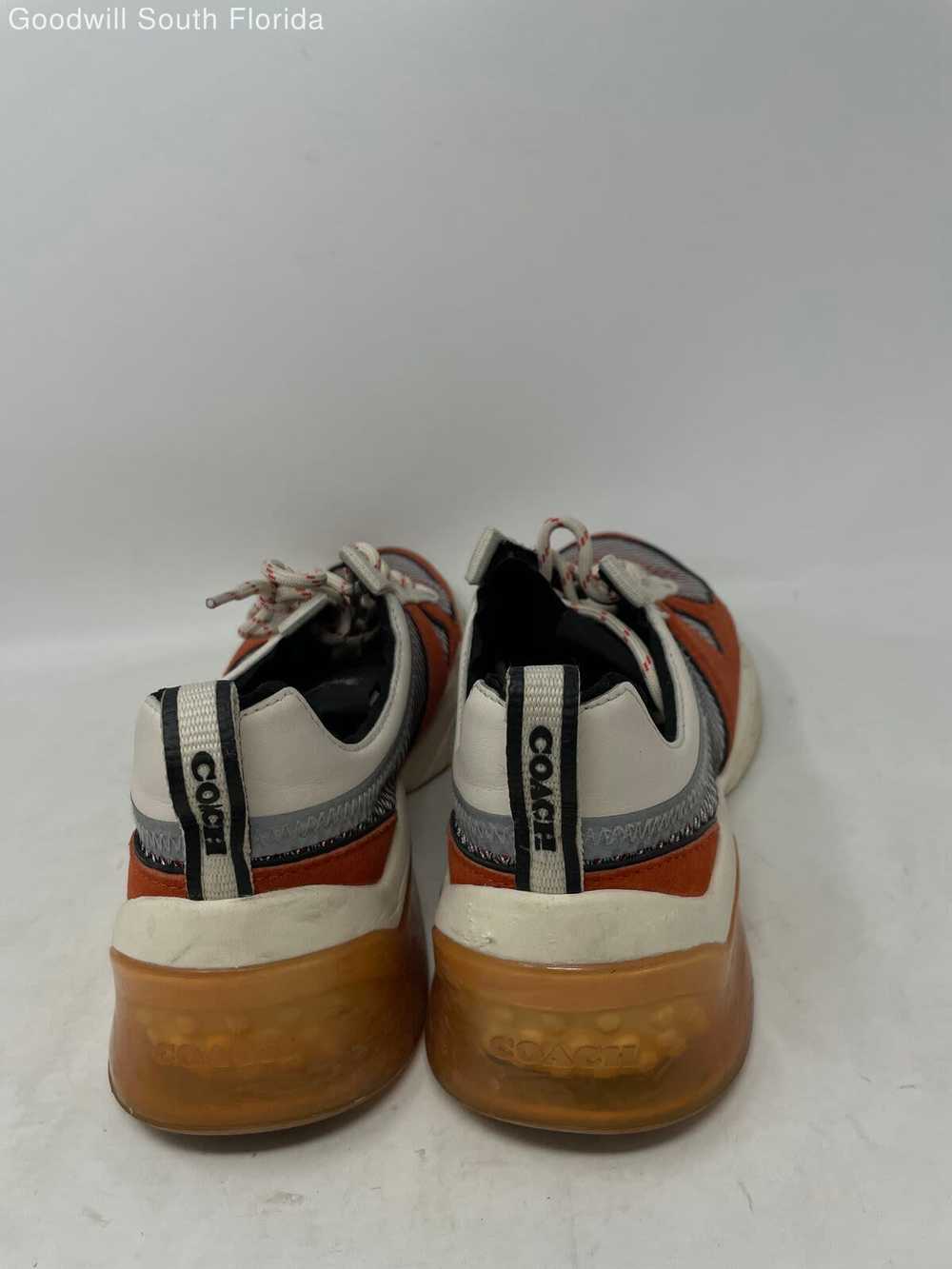 Coach Womens CitySole G5112 Orange White Lace-Up … - image 4