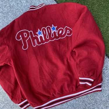 Jh Design × Varsity Jacket × Vintage Crazy 90s Ph… - image 1