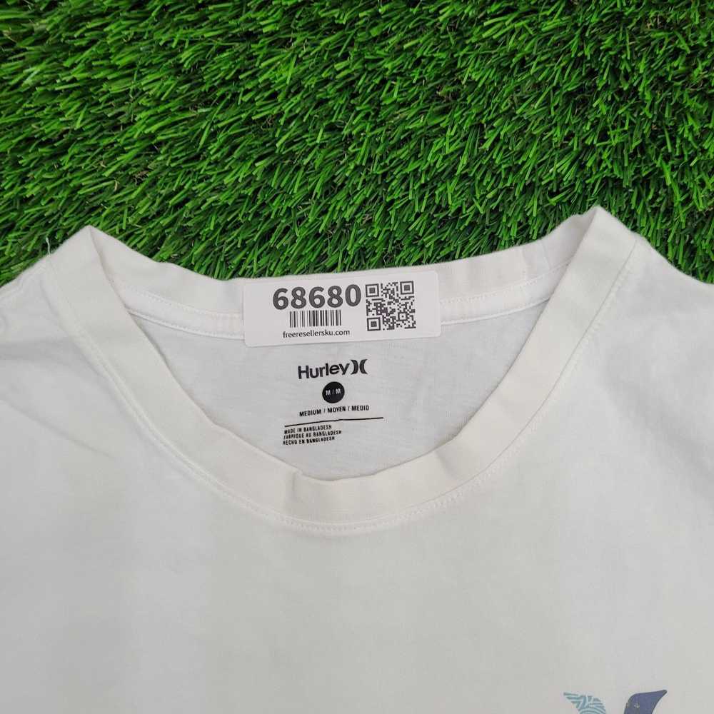 Hurley Hurley Shirt Medium 20x25 Spellout White - image 10