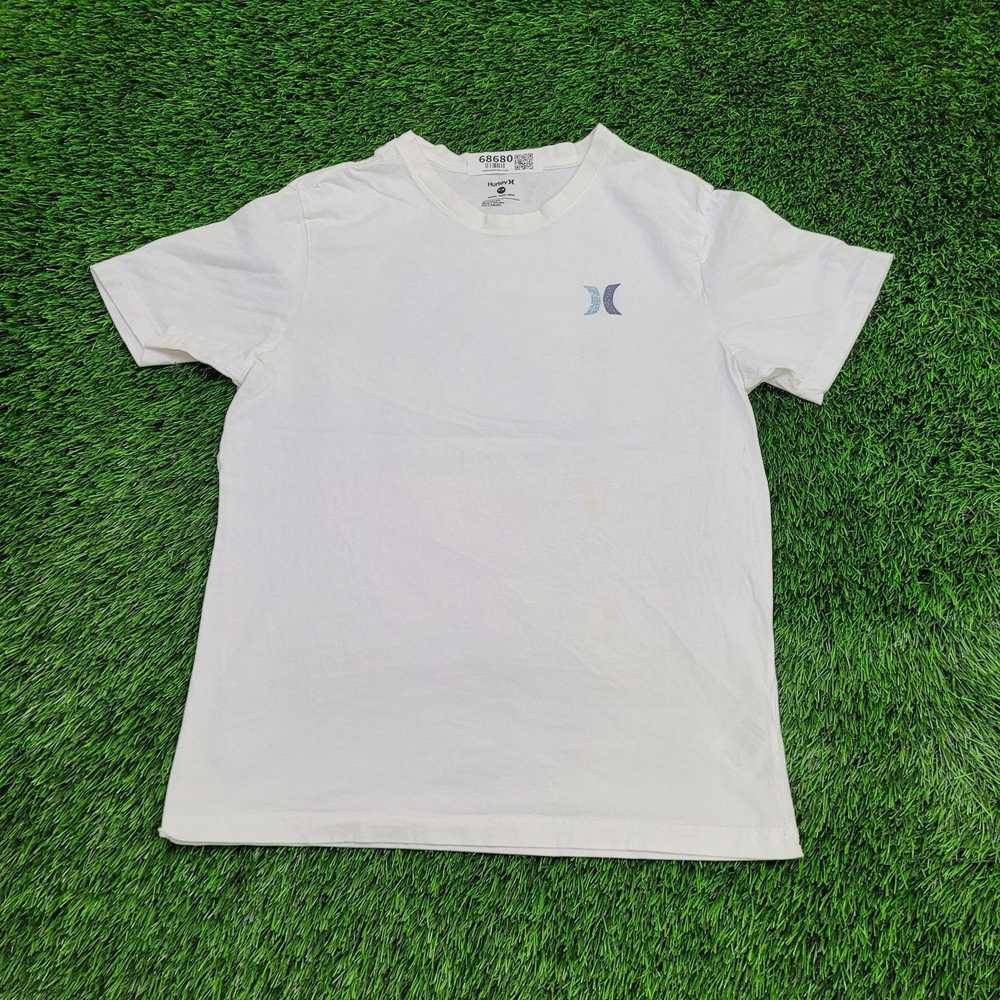 Hurley Hurley Shirt Medium 20x25 Spellout White - image 2