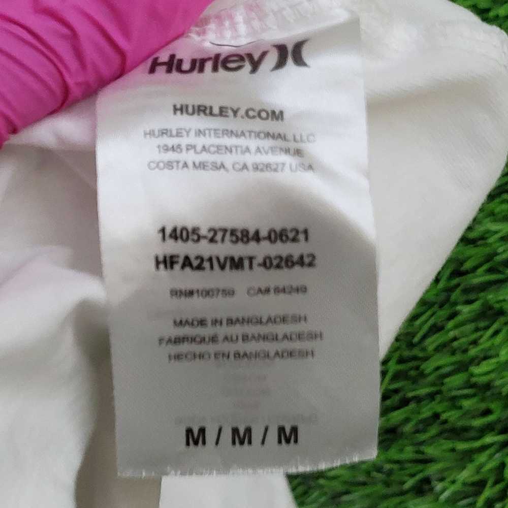 Hurley Hurley Shirt Medium 20x25 Spellout White - image 7