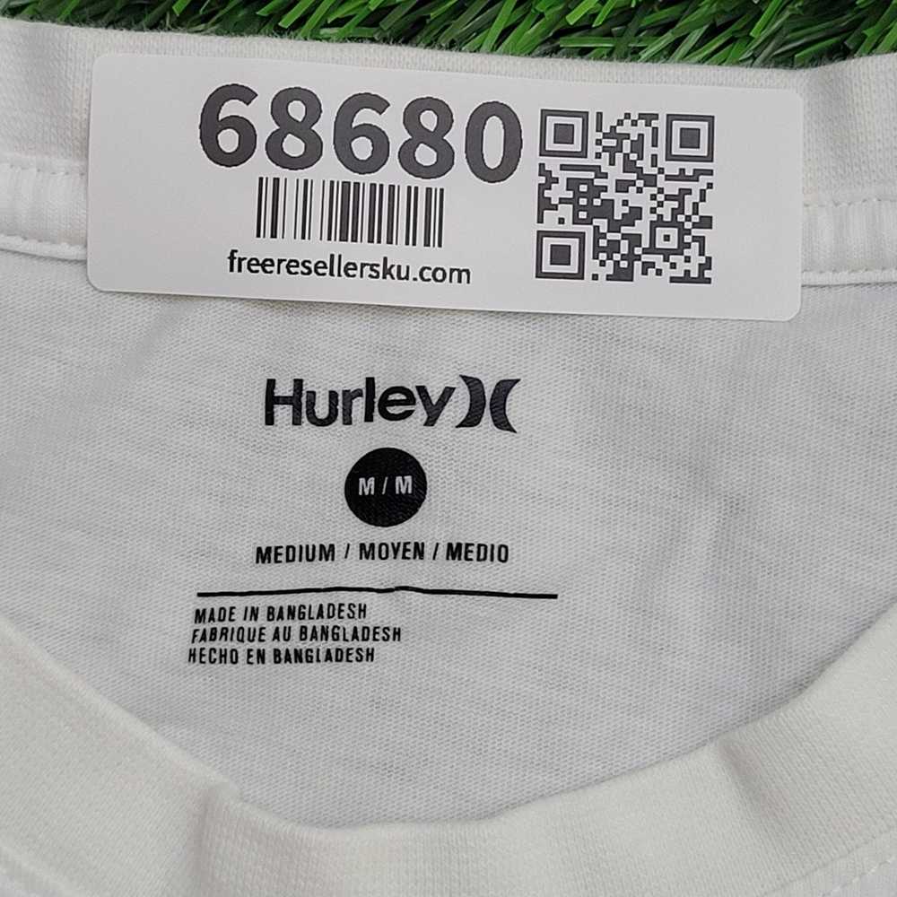 Hurley Hurley Shirt Medium 20x25 Spellout White - image 8