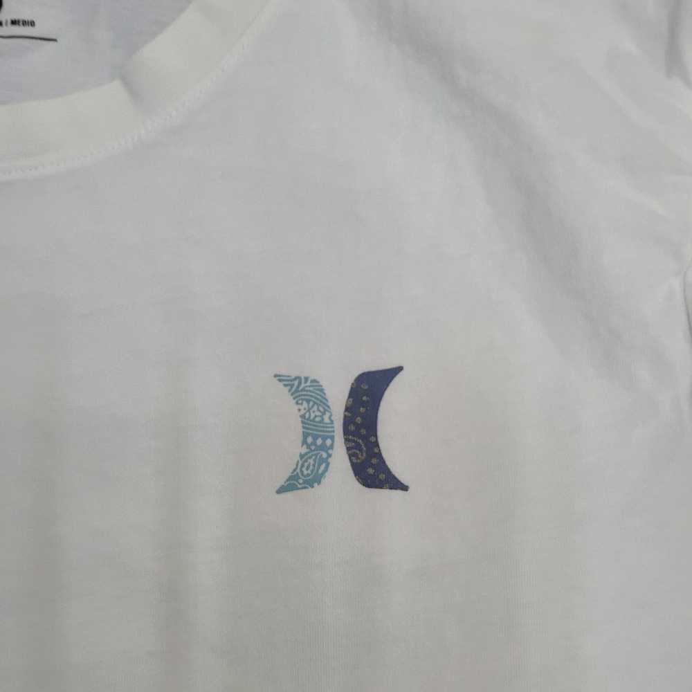 Hurley Hurley Shirt Medium 20x25 Spellout White - image 9