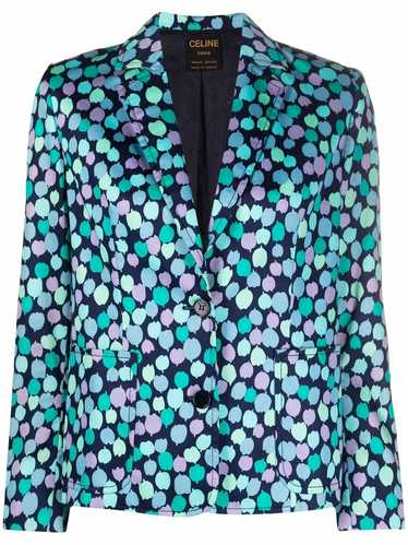 Céline Pre-Owned 1980 pre-owned petal-print blazer