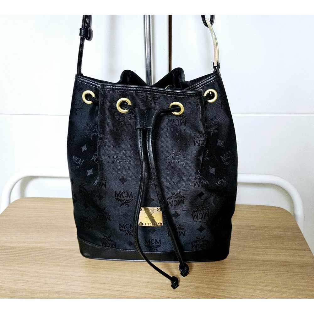 MCM Heritage Drawstring leather crossbody bag - image 2