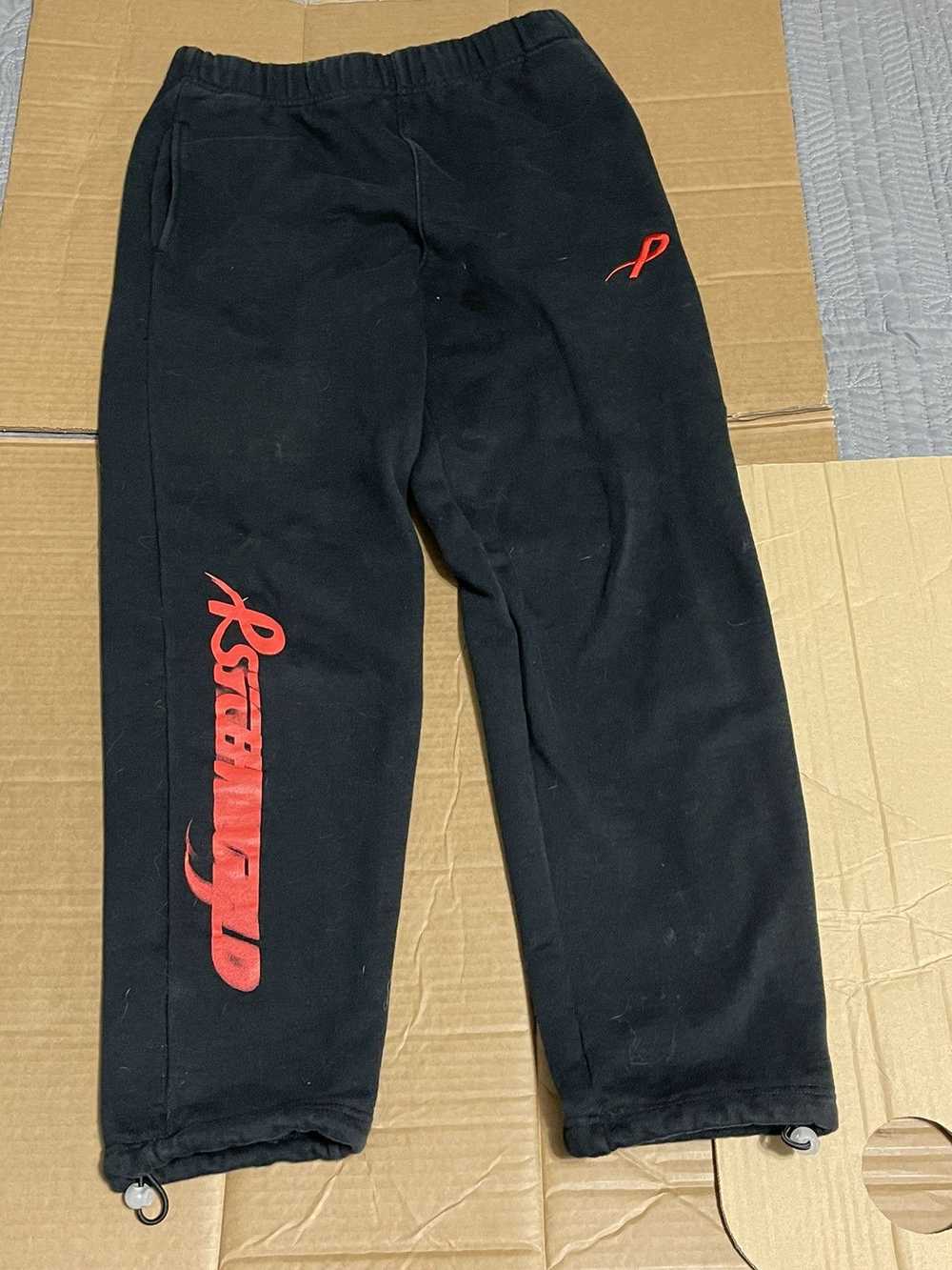 Psychworld Black Psychworld Motion Logo Sweatpants - image 1