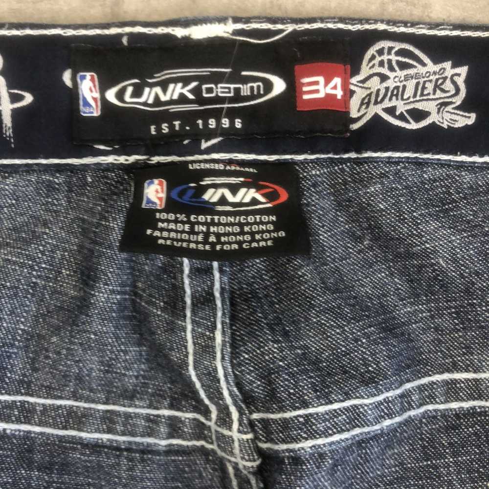 Designer × NBA × Vintage Vintage NBA Jeans Team U… - image 3