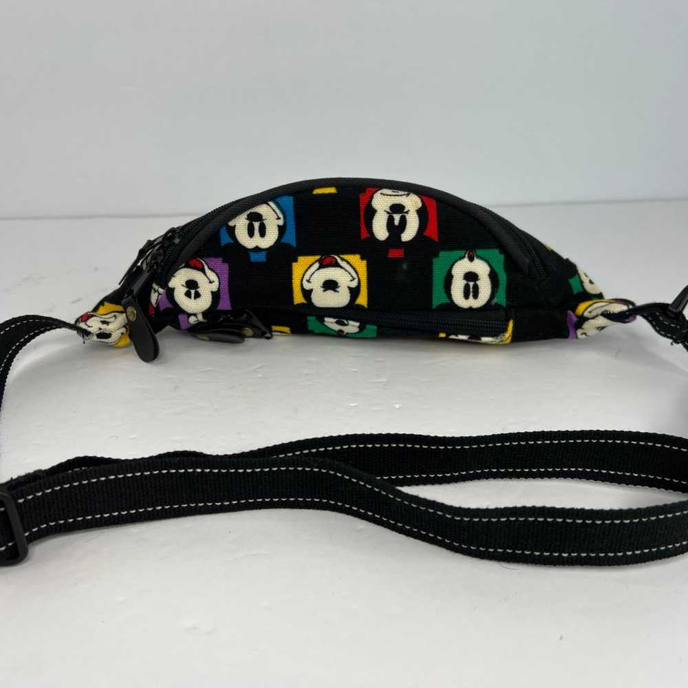 Disney Crossbody Fanny Pack Canvas Mickey Mouse V… - image 4