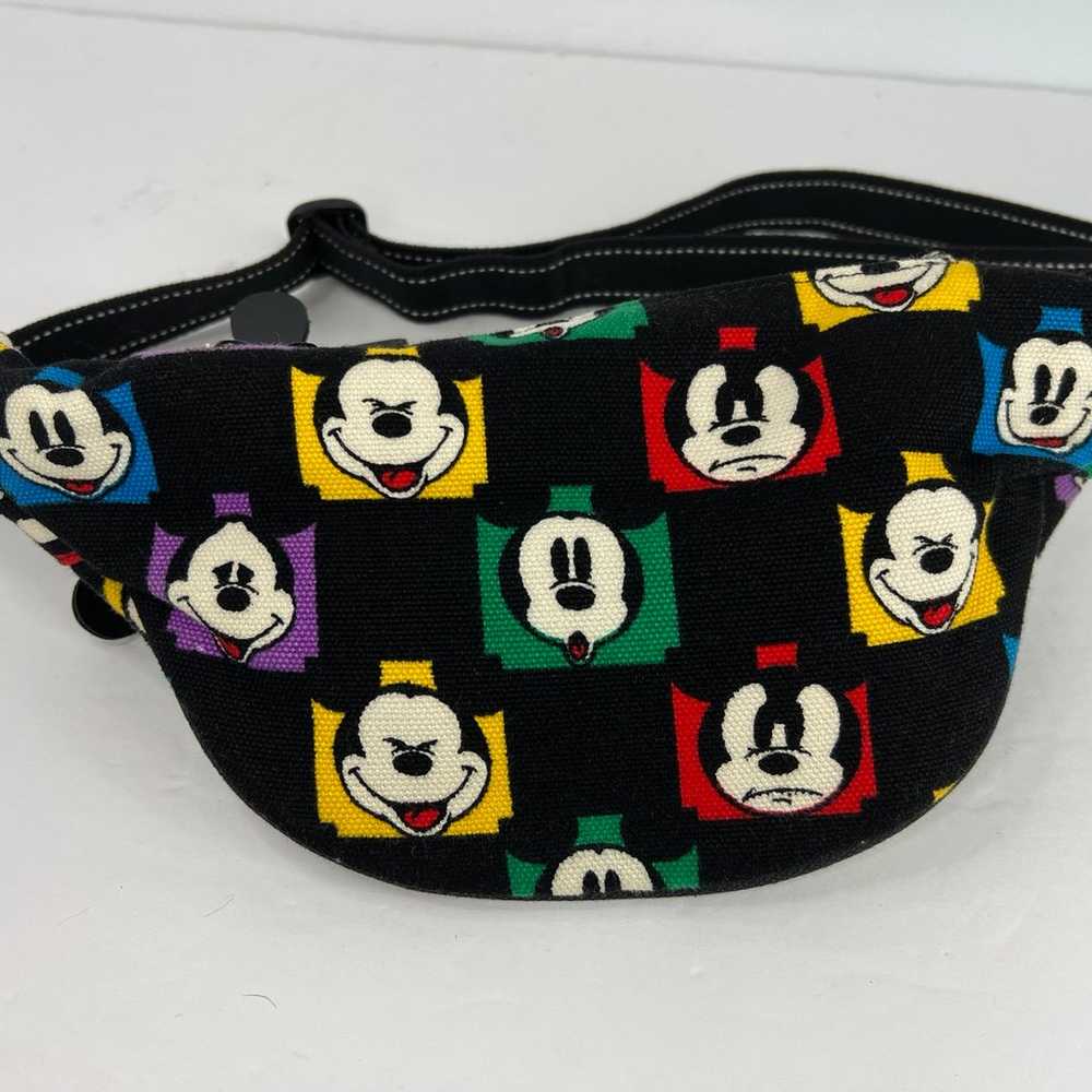 Disney Crossbody Fanny Pack Canvas Mickey Mouse V… - image 6