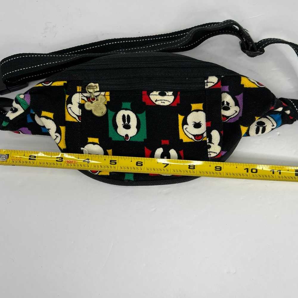 Disney Crossbody Fanny Pack Canvas Mickey Mouse V… - image 8