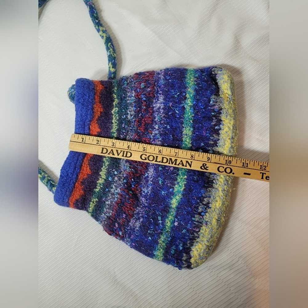 Unbranded Vintage Multicolor Wool Hand Bag - image 4