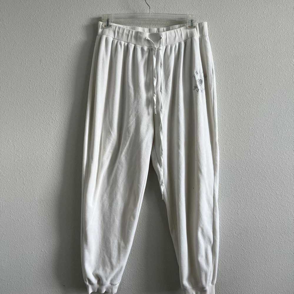 Juicy Couture Jeans White Y2K Juicy Couture Velou… - image 2