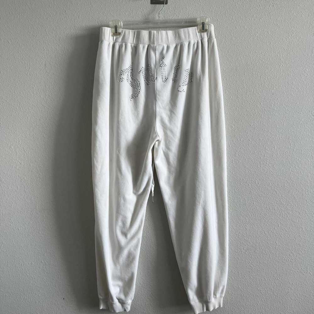 Juicy Couture Jeans White Y2K Juicy Couture Velou… - image 5