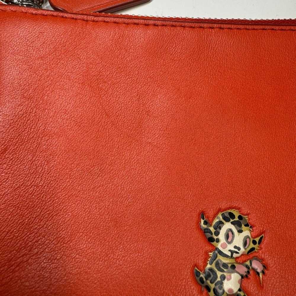 Coach x Gary Baseman Buster Le Fauve RED Corner Z… - image 5