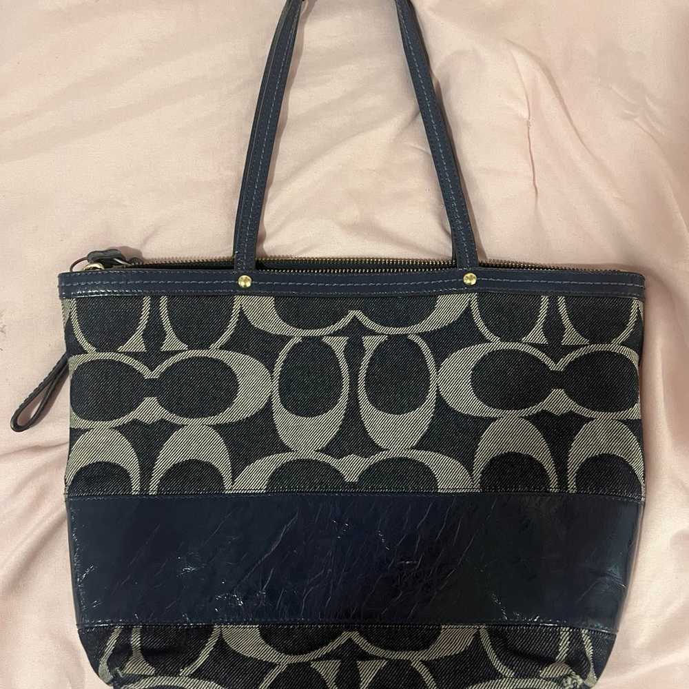 Coach Denim Tote Bag - image 5