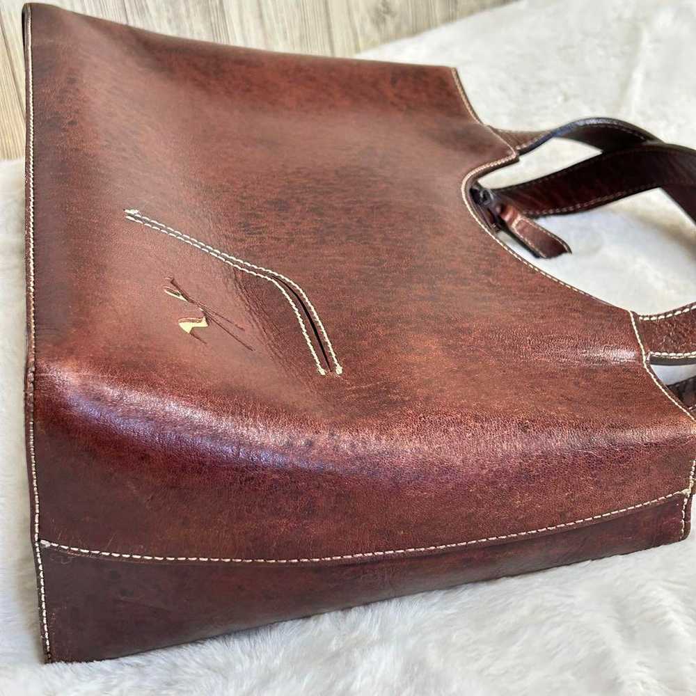 【Kitamura】Kitamura handbag leather bag with pouch… - image 3