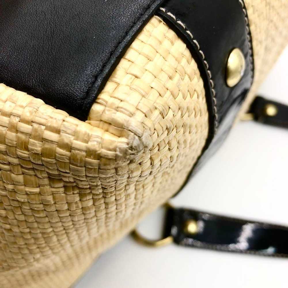 Coach tote bag, basket bag, straw... - image 9