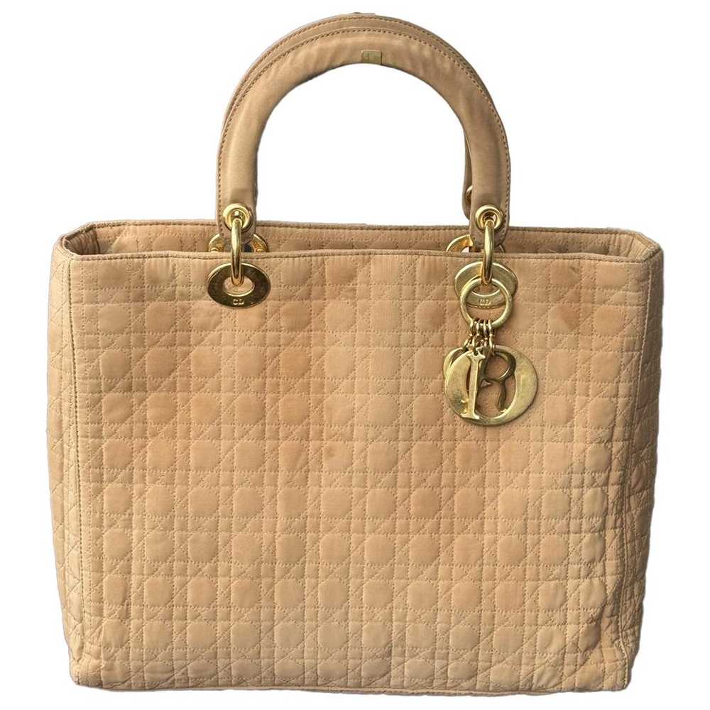 Dior Lady Dior cloth handbag - image 1