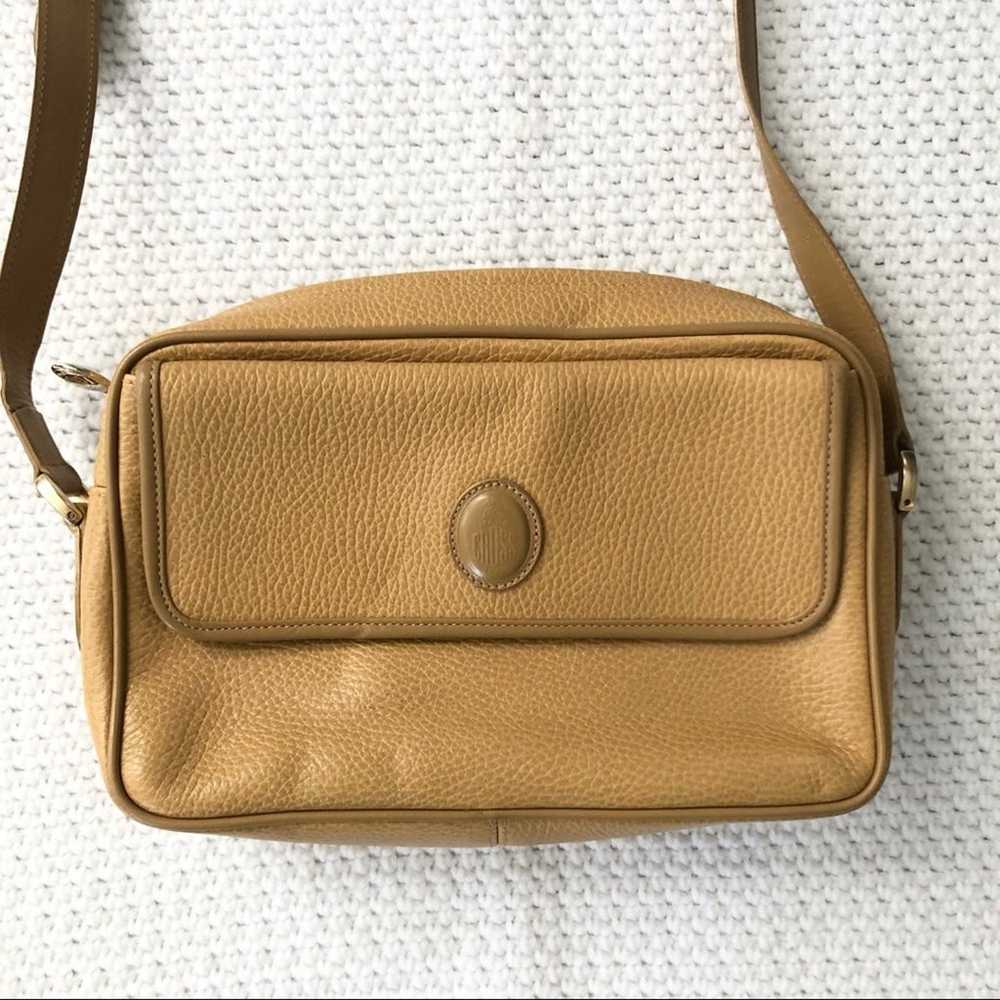 Mark Cross Vintage Tan Leather Rectangular Front … - image 2