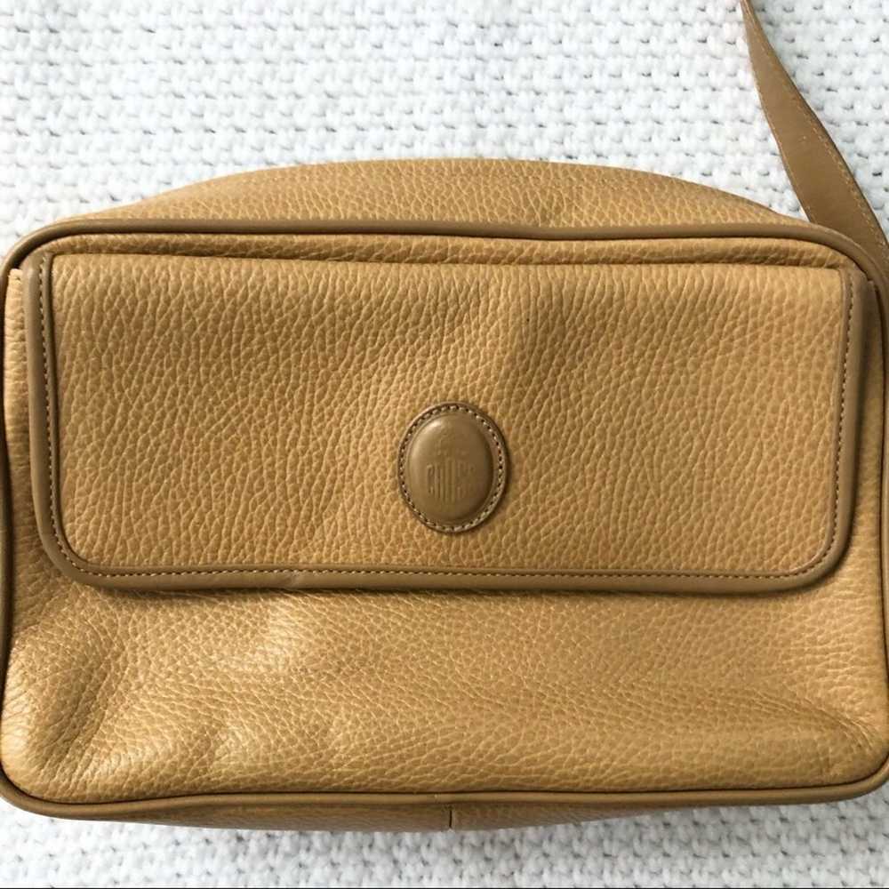 Mark Cross Vintage Tan Leather Rectangular Front … - image 5