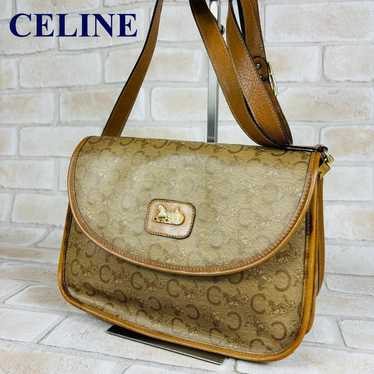 CELINE Shoulder Bag Horse and Carriage Pattern Car