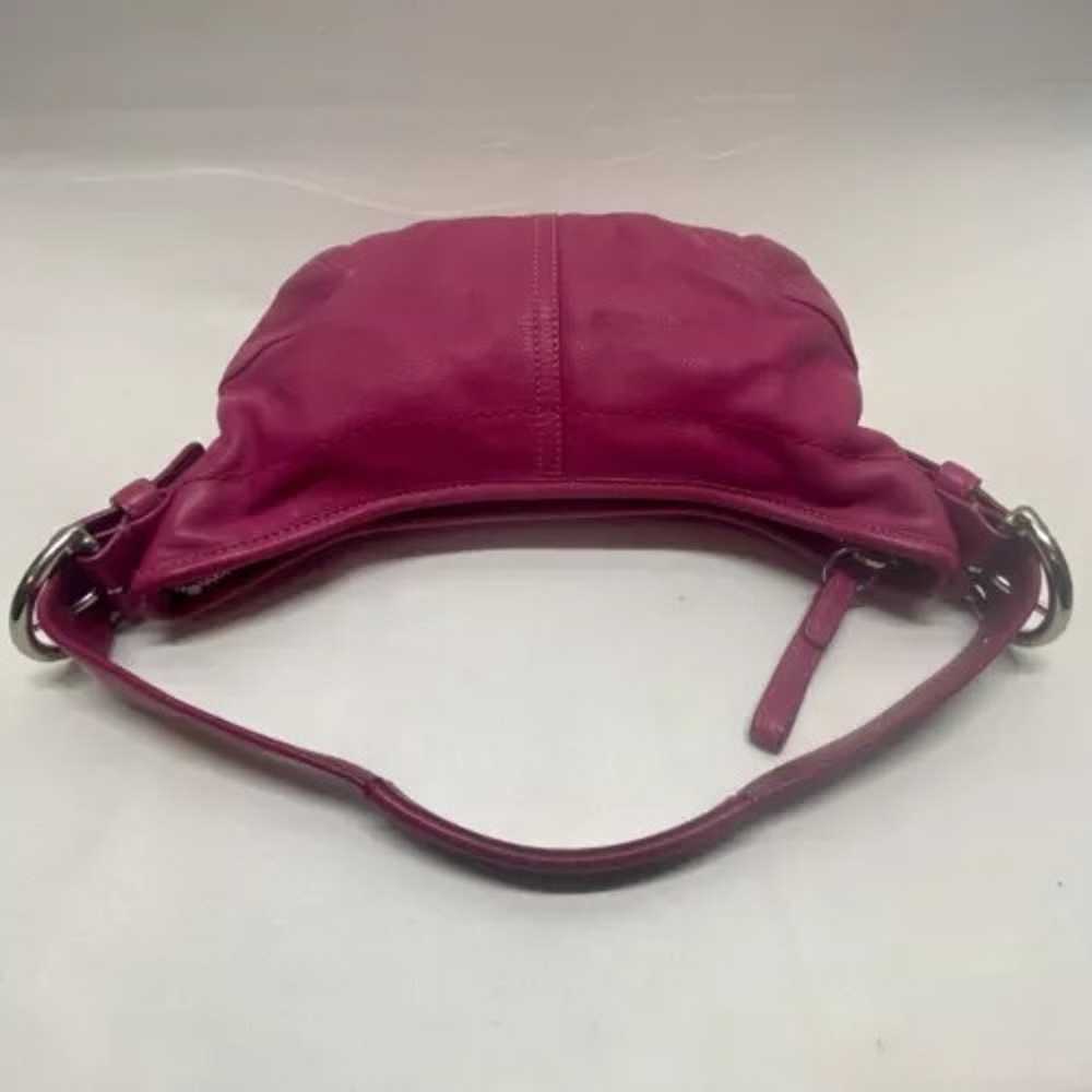 Coach Vintage Soho Mini Hobo Shoulder Bag Dark Pi… - image 8