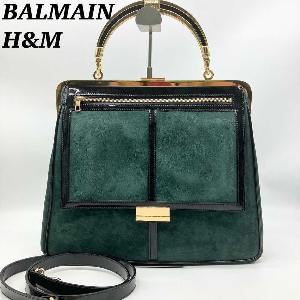 【Excellent condition】BALMAIN H&M 2way Handbag wit… - image 1