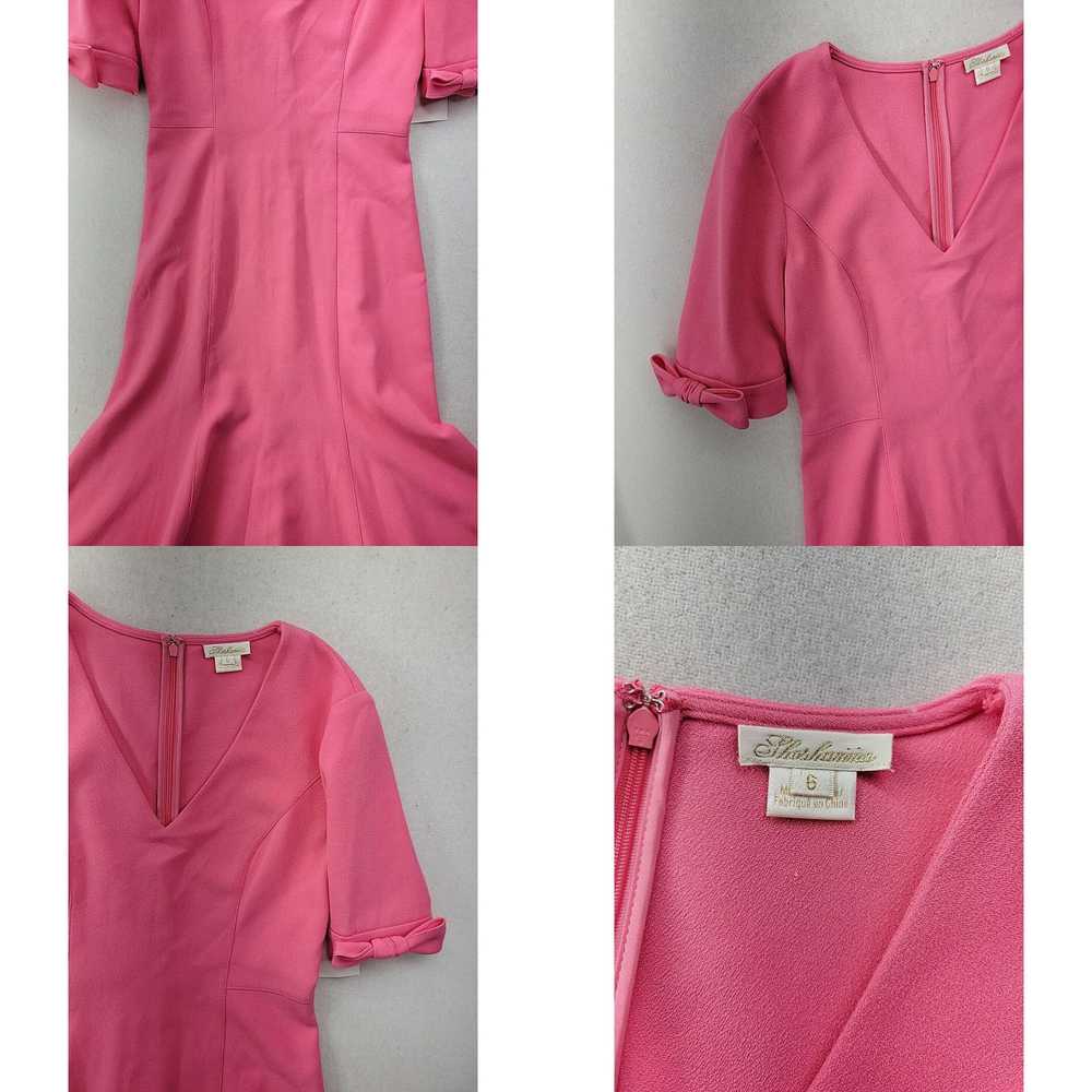 Vintage NEW Shoshanna Women Pink Laney Short Slee… - image 4