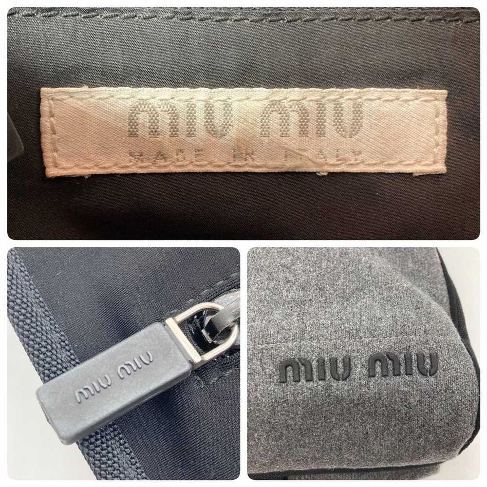 【Excellent Condition】MIU MIU Shoulder Bag Canvas … - image 10