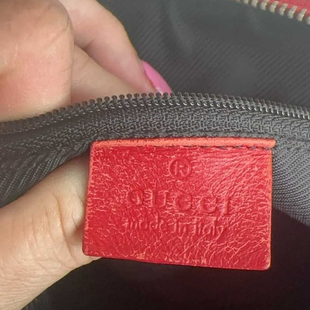 Gucci GG Canvas Boston Bag Red - image 8