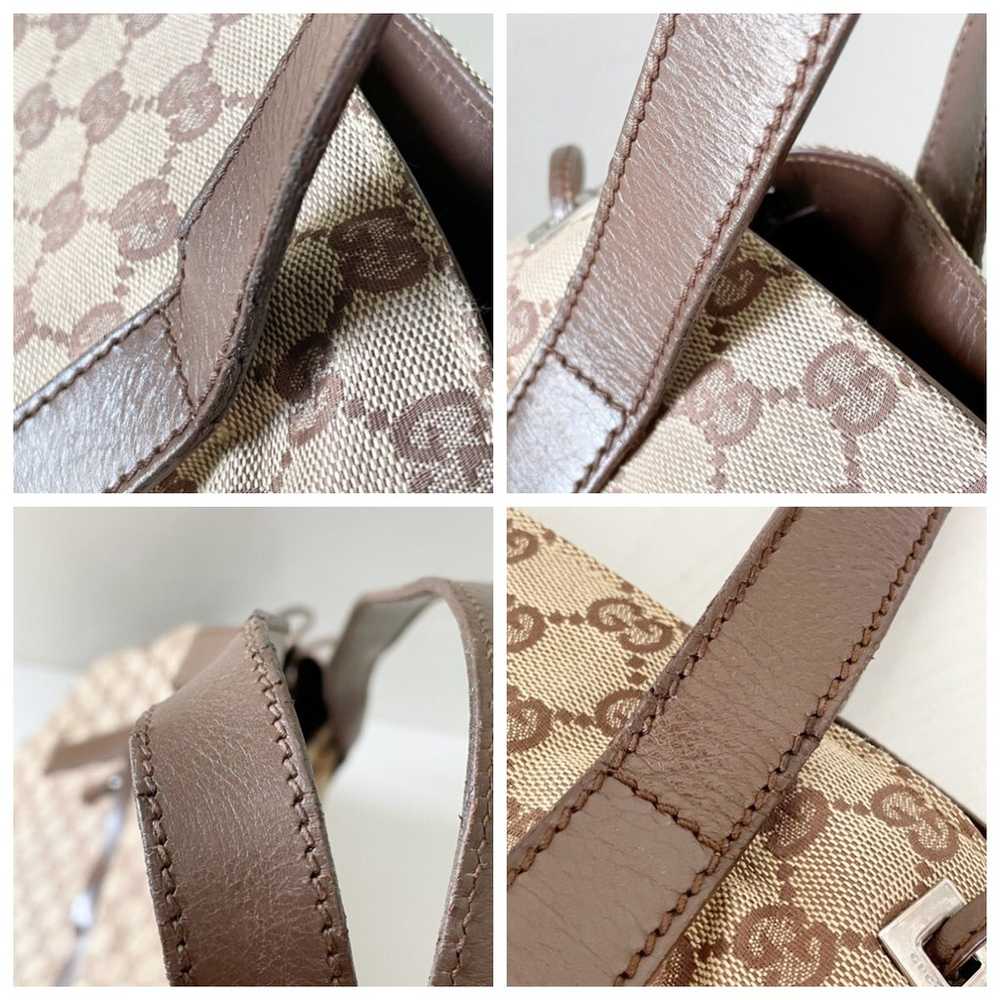 Gucci brown monogram canvas and leather large sho… - image 8