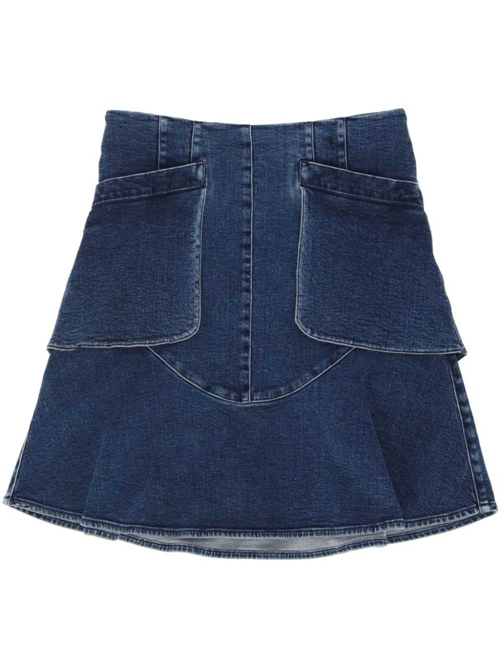 CHANEL Pre-Owned 2006 denim mini skirt - Blue - image 1