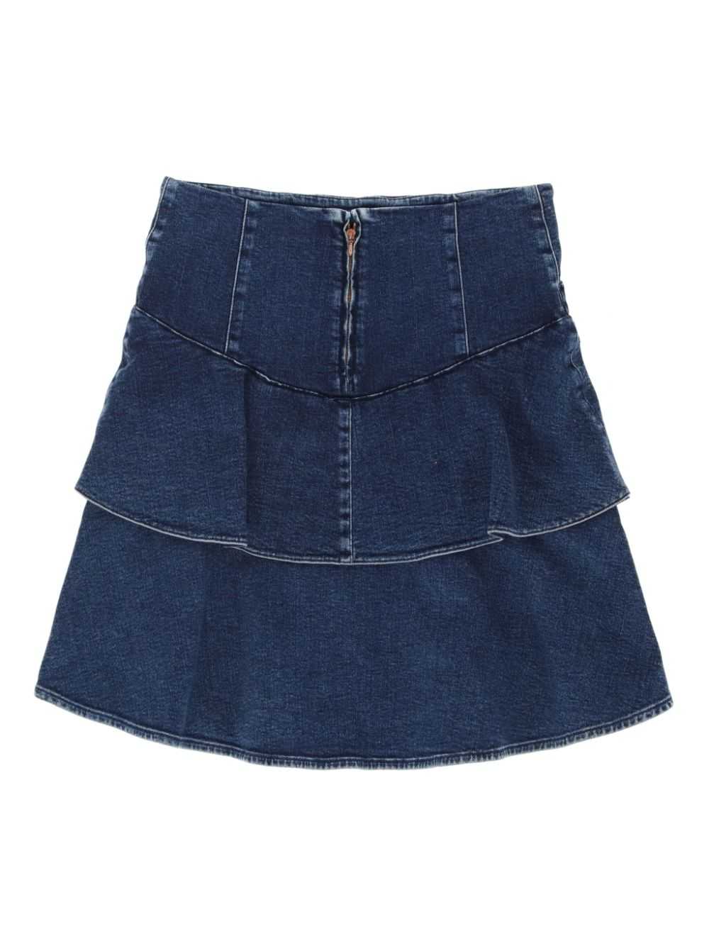 CHANEL Pre-Owned 2006 denim mini skirt - Blue - image 2